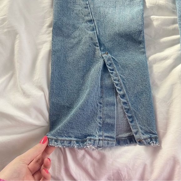 amercian eagle 90s split hem bootcut jeans - Picture 7 of 8